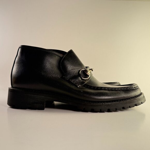 Hightop Gucci Sylke Horsebit Chukka Loafer - Picture 9 of 10